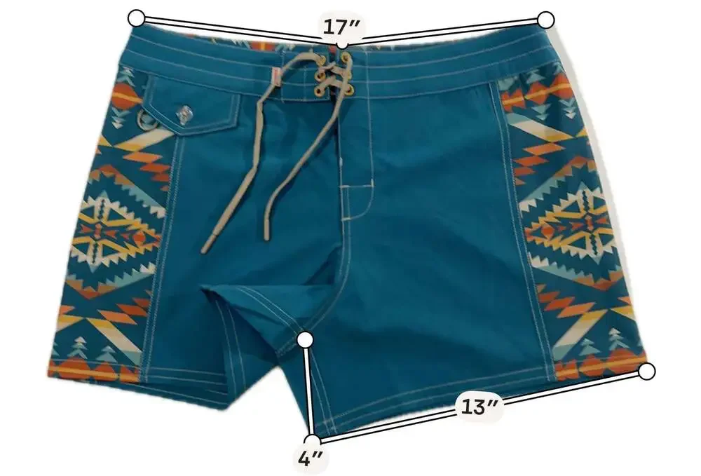 Birdwell Beach Britches x Pendleton Women's Birdie Boardshorts Size 8 - Picture 2 of 8